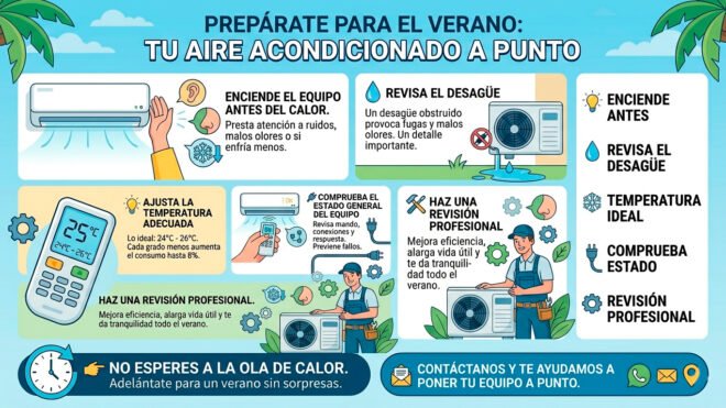 ¿Tu aire acondicionado está listo para el verano?