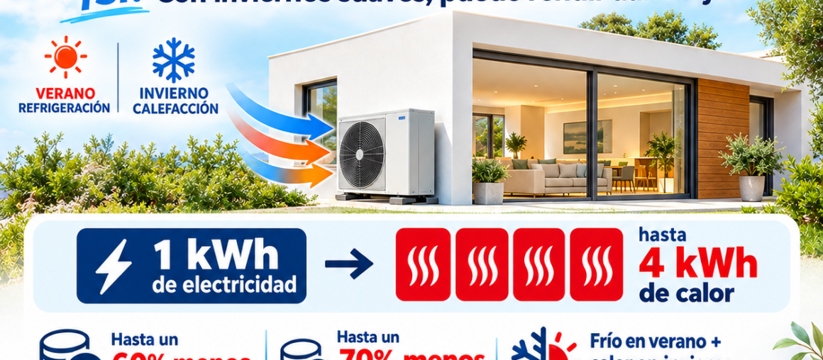 ¿Compensa la bomba de calor? Ahorro real, precios y ayudas 2026